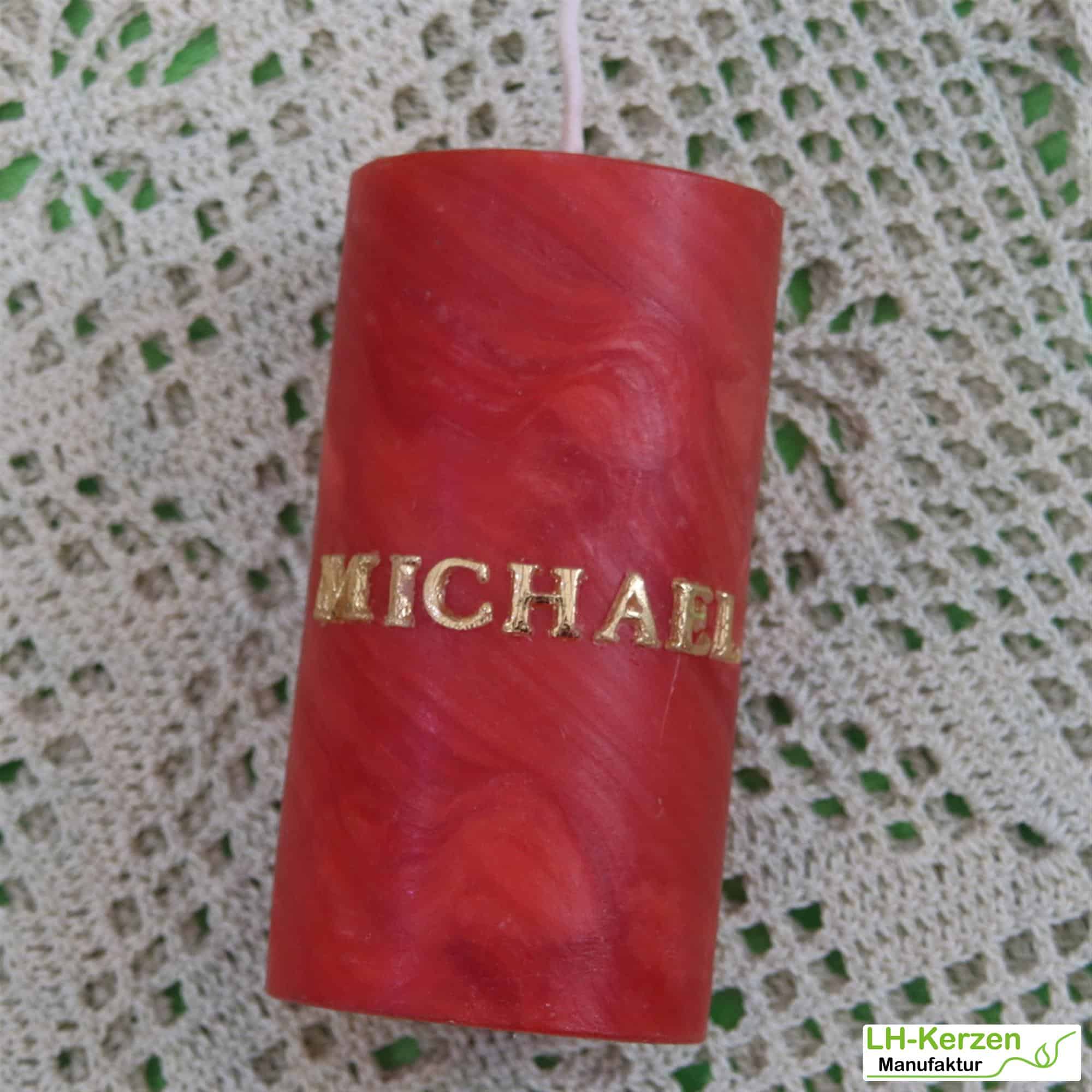 Kerzenbeschriftung Beschriftete Kerze